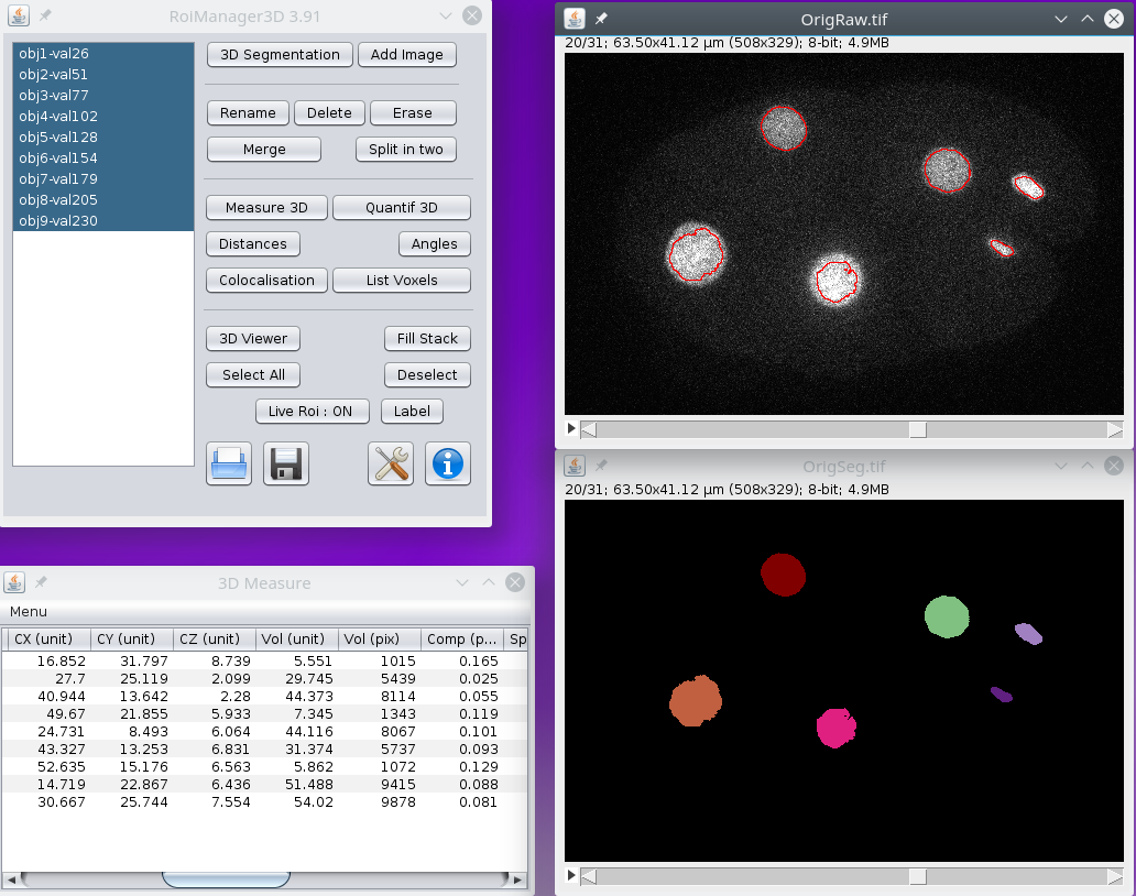 imagej make selection from threshold